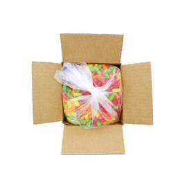Mike and Ike Original Candy 7LB - 5 Assorted Fruit Flavored Chewy Candies in 6x6x6 in. Cardboard Box