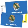 Magnet Me Up Oklahoma Flag Sticker Decal 3x5-2 Pack, Waterproof