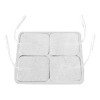 Universal 10 Electrodos Para Electroestimulador 5x5 Cm Cola De Ratón