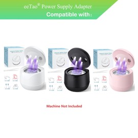 12V Replacement Charger Compatible with UEOFEN GH-UC100 GHUC100 Dental Ultrasonic Retainer Cleaner Machine DC12V Power Supply Adapter Cord Cable