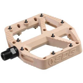 SDG Components, Comp, Platform Pedals, Body: Composite, Spindle: Cr-Mo, 9/16'', Beige, Pair