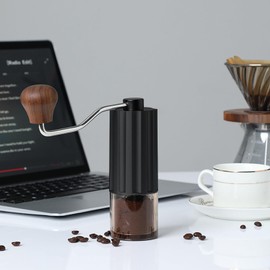 CHDEXU Portable Manual Coffee Grinder, Mini Coffee Grinder Capacity 25g with CNC Stainless Steel Burr, Internal Adjustable Setting, Fit for Espresso, Pour Over, Travel, Camping and Home