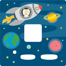Tonies Topper - Protective Top Cover for Your Toniebox 1 - Space Journey