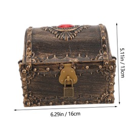 GRIRIW Pirate Treasure Chest Toy for Boys and Girls Party Favors Treasure Hunting Birthday Supplies