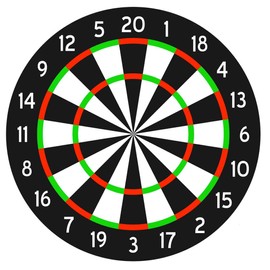 DuraMesh Archery Target Dartboard 25 in. x 32 in. Black