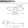 COVESATO Folding Reading Glasses for Men Women Blue Light Blocking