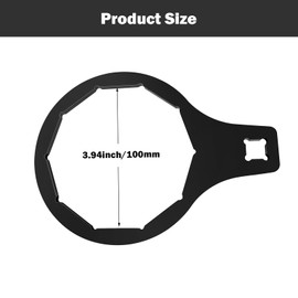 JMSMSH 10-sided Bullet/Diamond Wrench for Lowrider Wire Wheel Knock Off Spinner Caps