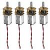 4Pcs Mini Micro N20 Gear Motor DC 3V-6V Slow Speed
