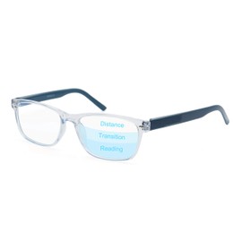 MODFANS Progressive Multifocus 0.0 anteojos de lectura, anteojos de bloqueo de luz azul, antideslumbrante, antifatiga ocular, protección UV para computadora, TV, tablet, teléfono, lectores con bisagra de Sping cómoda