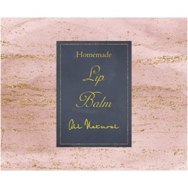 ZZYBIA Homemade Skincare Products Adhesive Labels Stickers for Lip Balm Container Tubes 20pcs (Quartz Pink)