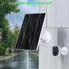 4W Solar Panel for Security Cameras, USB-C and USB, 3