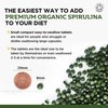 Organic Spirulina 500 Pure Tablets - 2000mg Serving, Cold-Pressed Rich