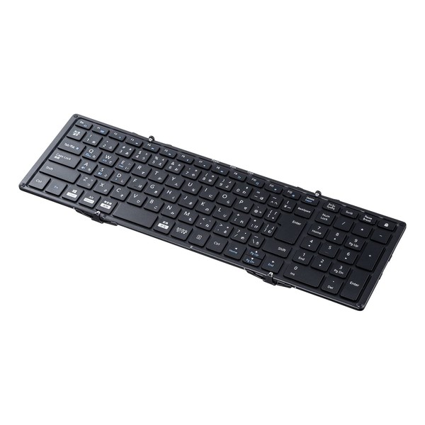 Sanwa Supply SKB-BT35BK Bluetooth Folding Full Keyboard (Black)