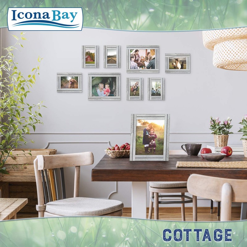 Icona Bay 4x6 (10x15 cm) Picture Frames (Farmhouse White, 6