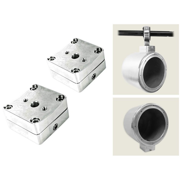 Pair MAC360C 360 Swivel Wakeboard Tower or Surface Mount Clamps