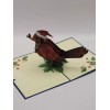Unbranded Pop Up Merry Christmas Cardinal Greeting Card #68