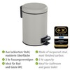 WENKO Cosmetic Pedal Bin Leman Taupe 3 L – Cosmetic