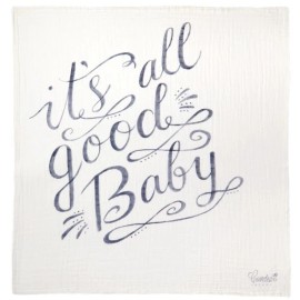 Coveted Things 100% Organic Cotton Muslin Baby Swaddle Blanket Scarf Bag  NWT