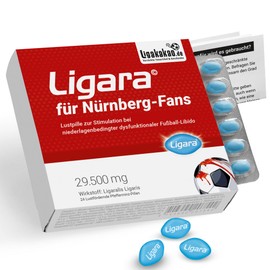 Ligara® for Nuremberg Fan Item Gift Birthday Fans (1x Single Dose) Men's Gifts by Ligakakao.de