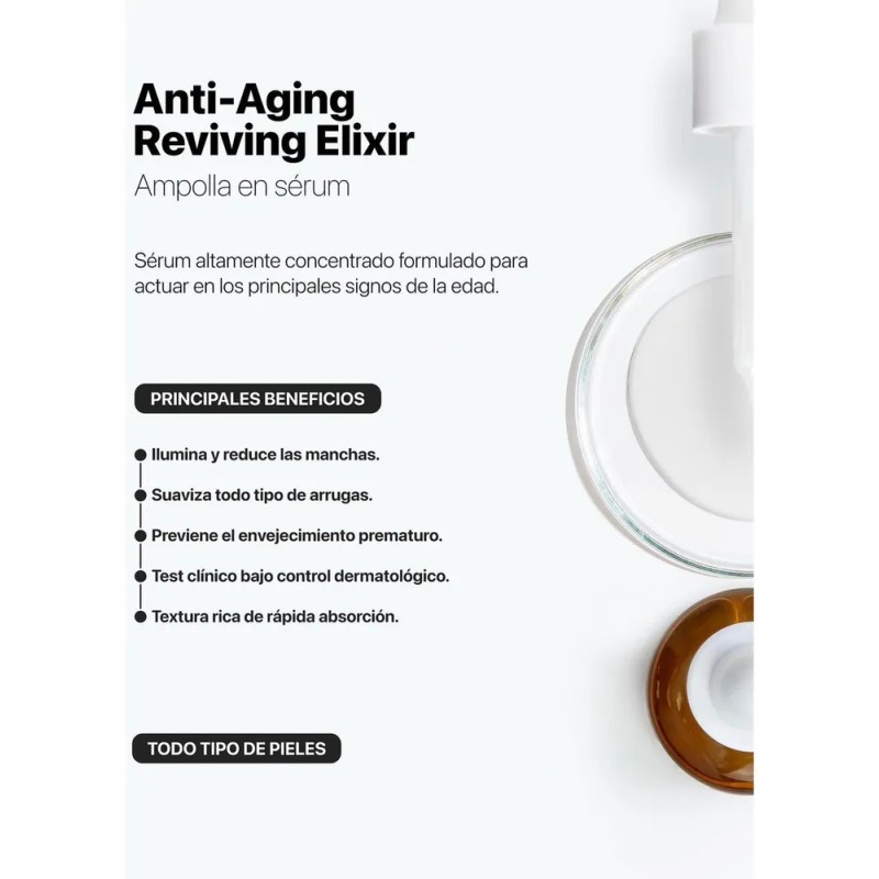 Suero Antiarrugas LaCabine Reviving Elixir 30 ml Anti-Aging para Rostro