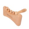 Wooden Gua Sha Tool Portable Rounded Edges Wood Scraping Massage