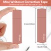 Amabro Small White Out Tapes, 6PCS Tape Roller Instant Correction