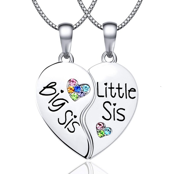 Shelucky Teen Girl Gifts Sister Gifts from Sister Necklace Big