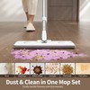 POPMOP Mop and Bucket Set, Flat Mop and Bucket System,