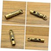 Kisangel Copper Whistle Outdoor Whistle Emergency Loud Whistle Copper Camping