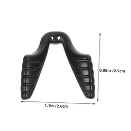 Sosoport 5pcs Nose Pads for Sports Glasses Non Slip Bridge Replacement for Cycling Running Outdoor Activities U Shaped Design for Comfortable Fit
