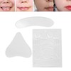 18pcs Reusable Wrinkle Pad Silicone Soft Portable Forehead Face Neck