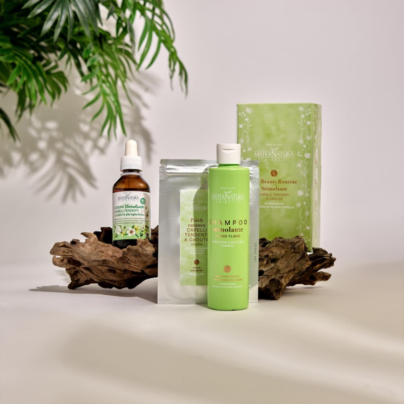 Maternatura, Hautpflaster mit Ginseng-Haarausfall, 12 Patch, stimulierende Nachtbehandlung, stärkt und