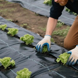 Vanver 4ftx300ft Garden Landscape Fabric Weed Barrier Fabric Heavy Duty,Weed Blocker Fabric, Geotextile Fabric Under Gravel,Garden Tarp to Prevent Weeds, Landscaping Fabric, Driveway Fabric