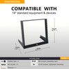 RIVECO 10U Desktop Rack for Audio & Network Devices 19