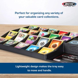 BCW BCW Basic Trading Card Sorting Tray - 1ct | 24-Cell Organizer Display Case | Perfect for Sorting, Storing, and Displaying TCG Collections
