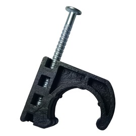 100 Pcs. XFITTING J Clamps for 3/4" Pex, Copper, CPVC Tubing, Tube Talons with Nail