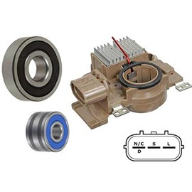 Alternator Rebuild Kit for 2006-2010 Forester Impreza 2.5L with 90 Amp Mitsubishi Alternator