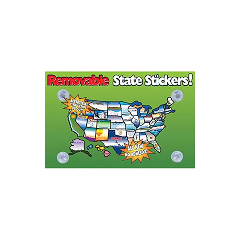 REMOVABLE STATE STICKERS
