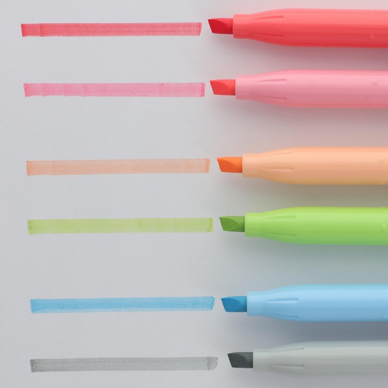 Pilot Frixion Light, 6 Natural Color Set (SFL-60SL-6CN) - Marking