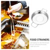 Housoutil Big Hole Colander with Handle, Stainless Steel hole Colander