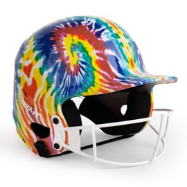 RIP-IT | Vision Pro Softball Batting Helmet | Tie-Dye | Lightweight Womens Sport Equipment