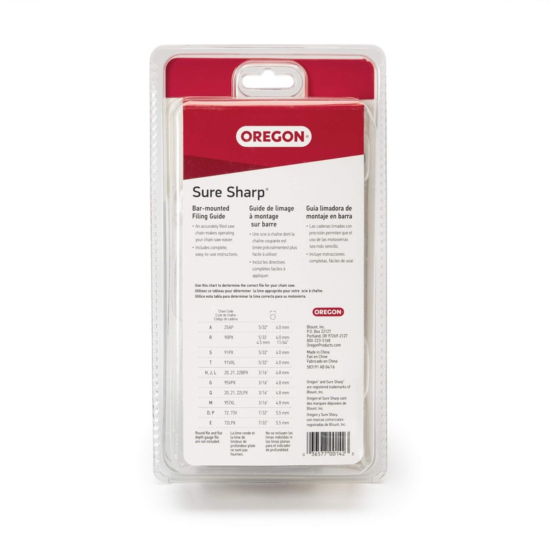 Oregon 23820 Sure Sharp Chainsaw Manual Filing/Sharpening Guide
