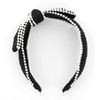 axy Headband with Pearls and Large Bow 14.5 cm x