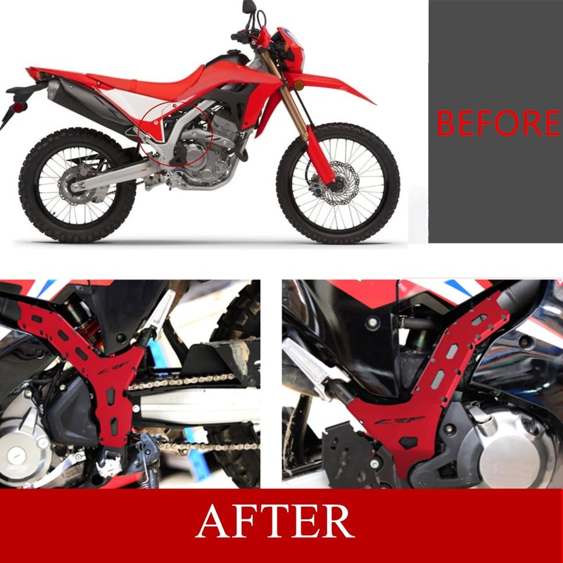 CRF300L Frame Guard Accessories Compatible with CRF 300L Rally 2021-2025
