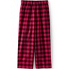 Lands' End Kids Flannel Pajama Pants Red Buffalo Plaid Kids