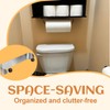 Wall Mount Stainless Steel Rack Kitchen Paper Towel Holder Under