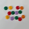 Office Magnets, 20Pcs Purple Colourful Round Refrigerator and Whiteboard Magnets