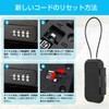 BQKOZFIN Security Key Box Wire Padlock 4 Digit Dial Dustproof
