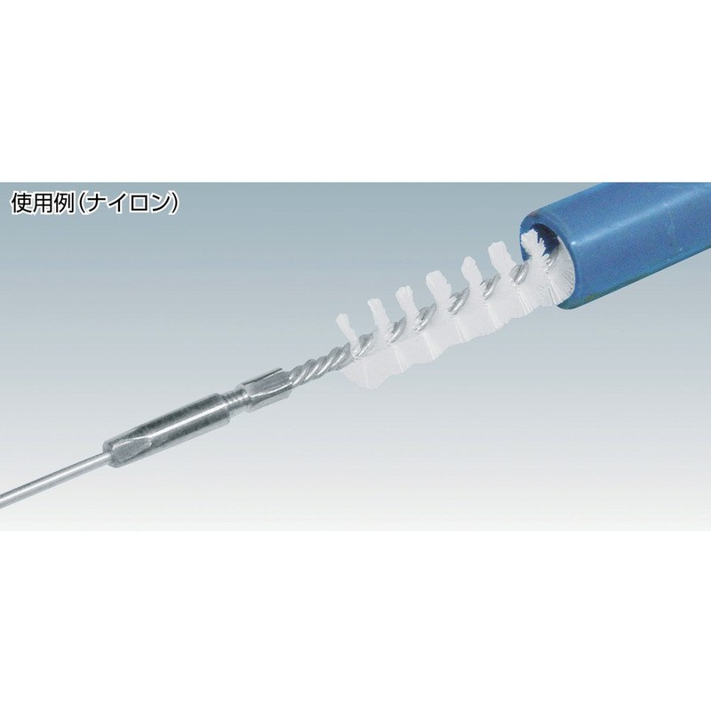 TRUSCO Tube Brush, Spiral Type, Nylon, Φ22 CB-22N