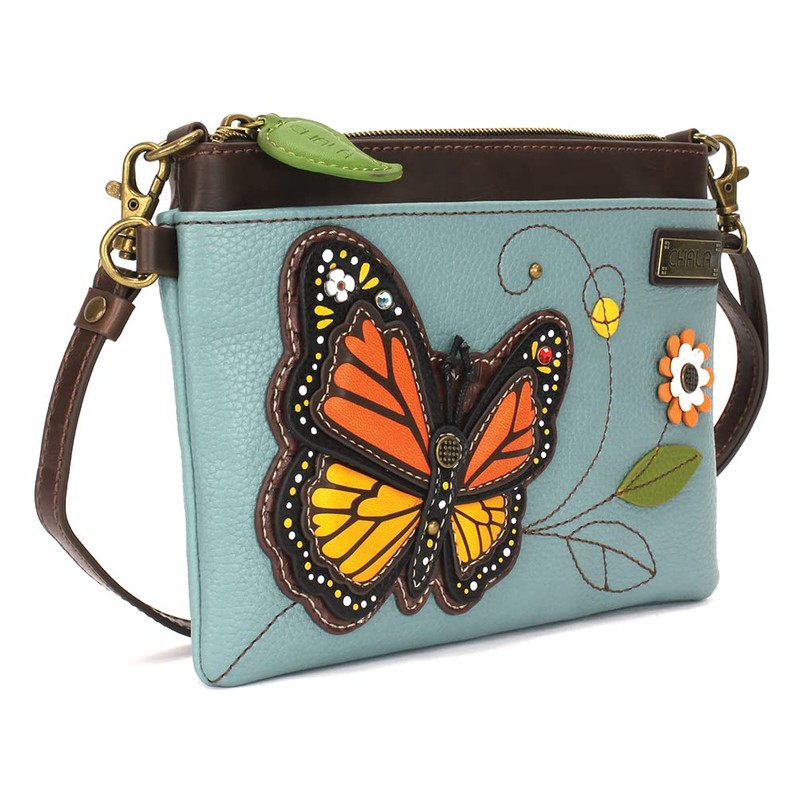 CHALA Chala Mini Crossbody - Mariposa Monarca - Azul, Mariposa